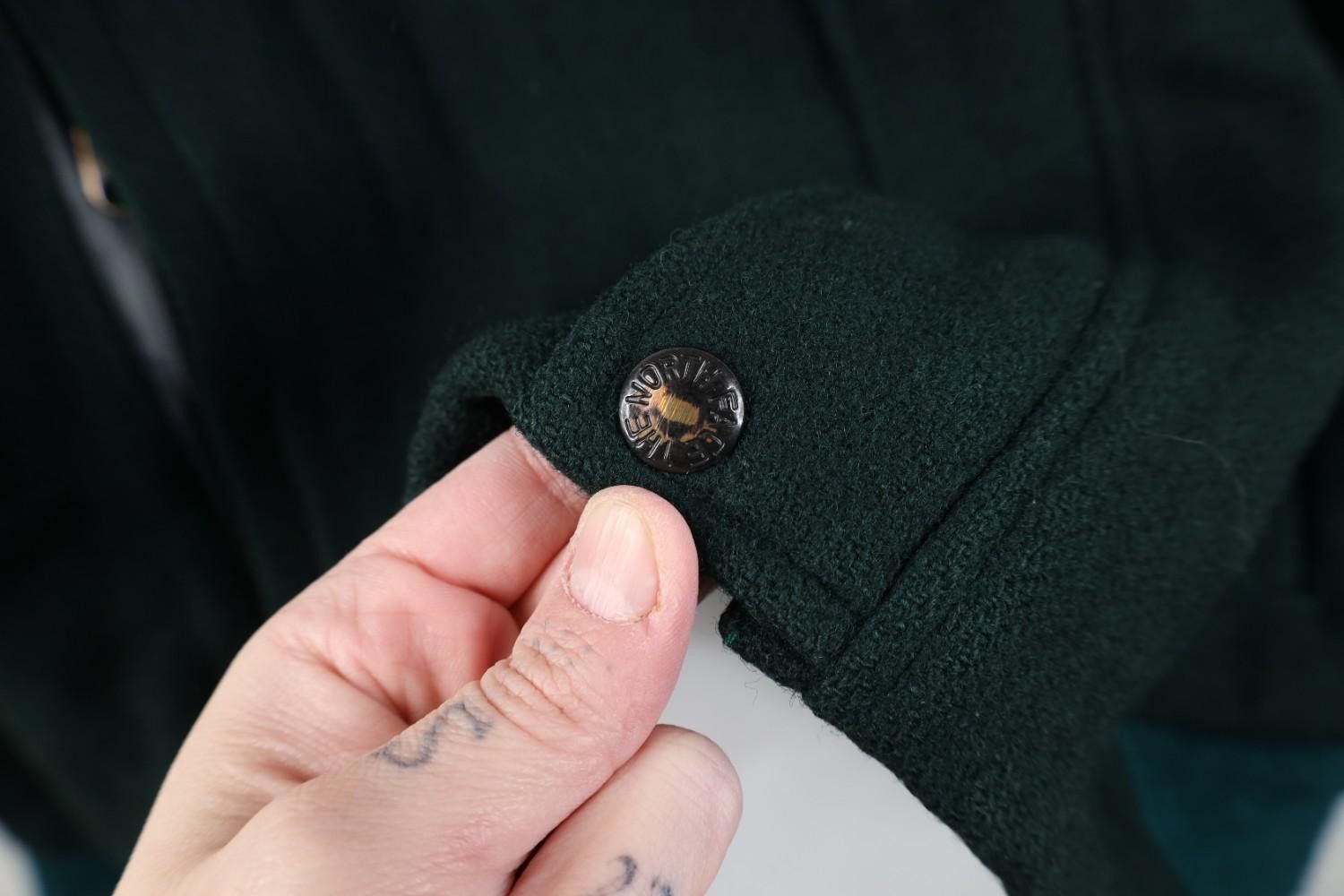 The North Face Vintage 80s 90s The North Face Wool Bomber Jacket Green USA Size US L / EU 52-54 / 3 - 9 Thumbnail