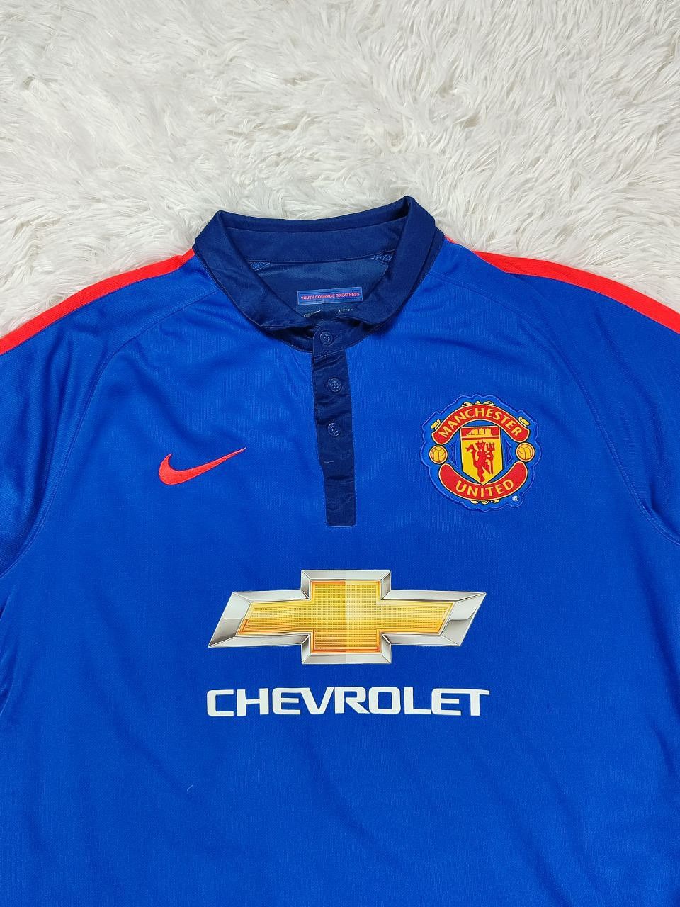 Nike Nike Manchester United Jersey Ahmed #7 2014 Size US L / EU 52-54 / 3 - 2 Thumbnail
