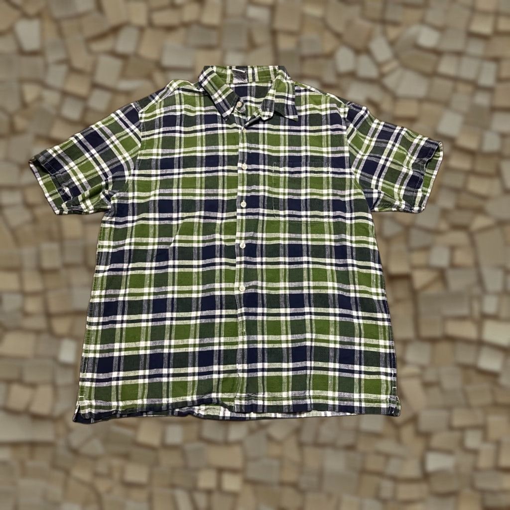 Old Navy Old Navy Shirt Mens L Plaid Button Up Long Sleeve Size US L / EU 52-54 / 3 - 1 Thumbnail