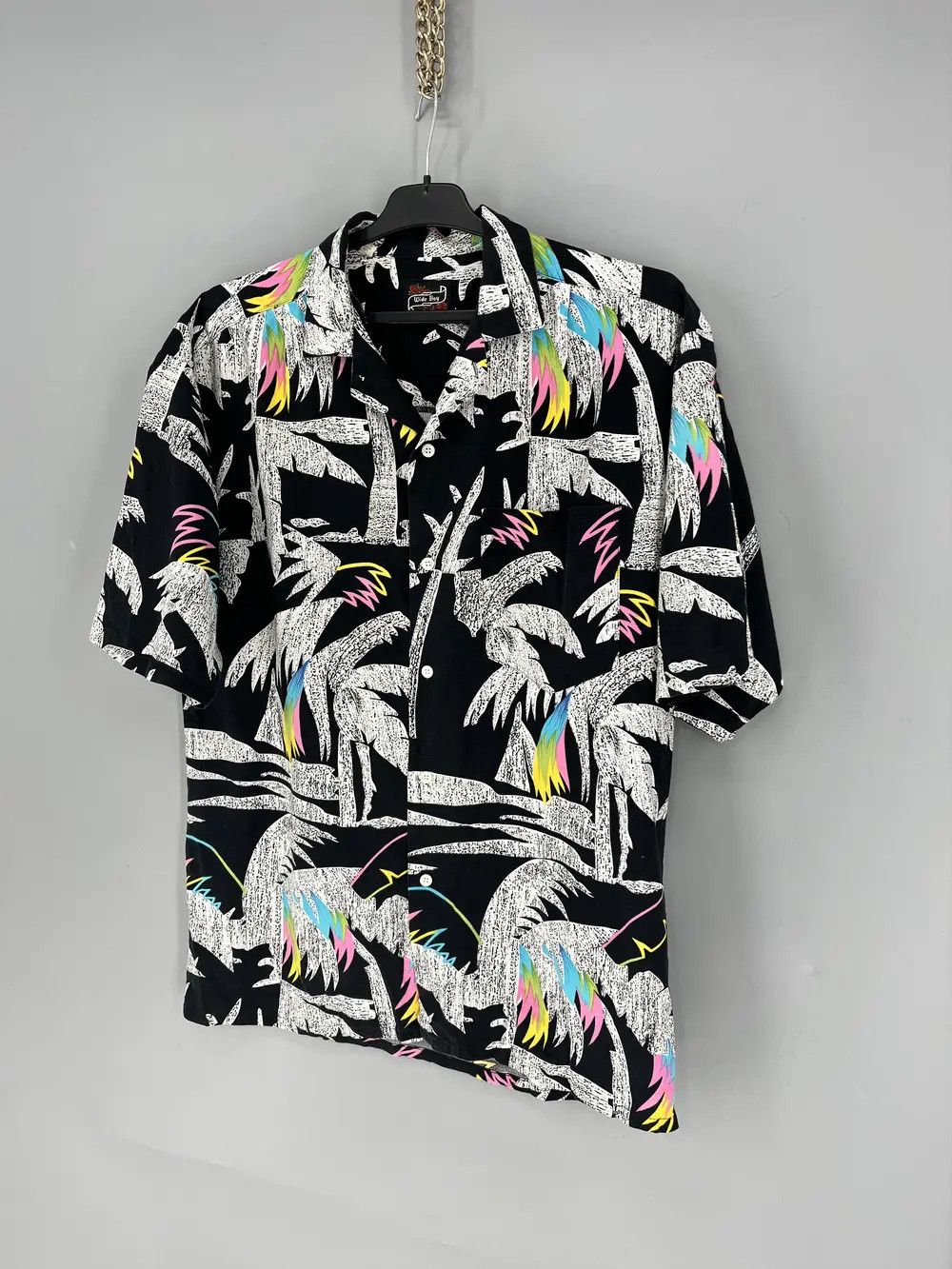 Vintage Vintage Y2K Art Streetwear Hawaiian Travis Scott style Size US L / EU 52-54 / 3 - 3 Thumbnail