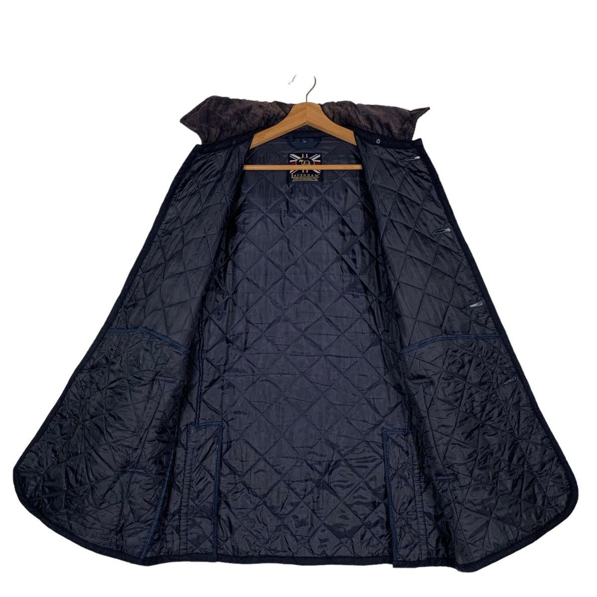 Lavenham Lavenham Collared Hooded Quilted Jacket #0026-C2 Size US M / EU 48-50 / 2 - 13 Thumbnail