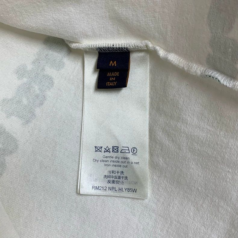 Louis Vuitton Louis Vuitton White and green slogan short sleeves 2503-Nex Size US M / EU 48-50 / 2 - 7 Thumbnail