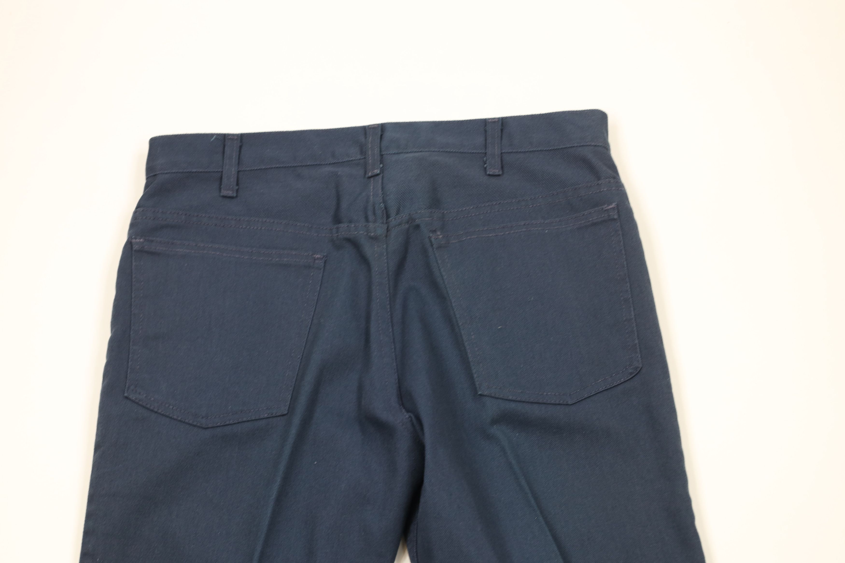 Vintage Vintage 70s Streetwear Flared Wide Leg Denim Jeans Blue USA Size US 33 - 11 Thumbnail