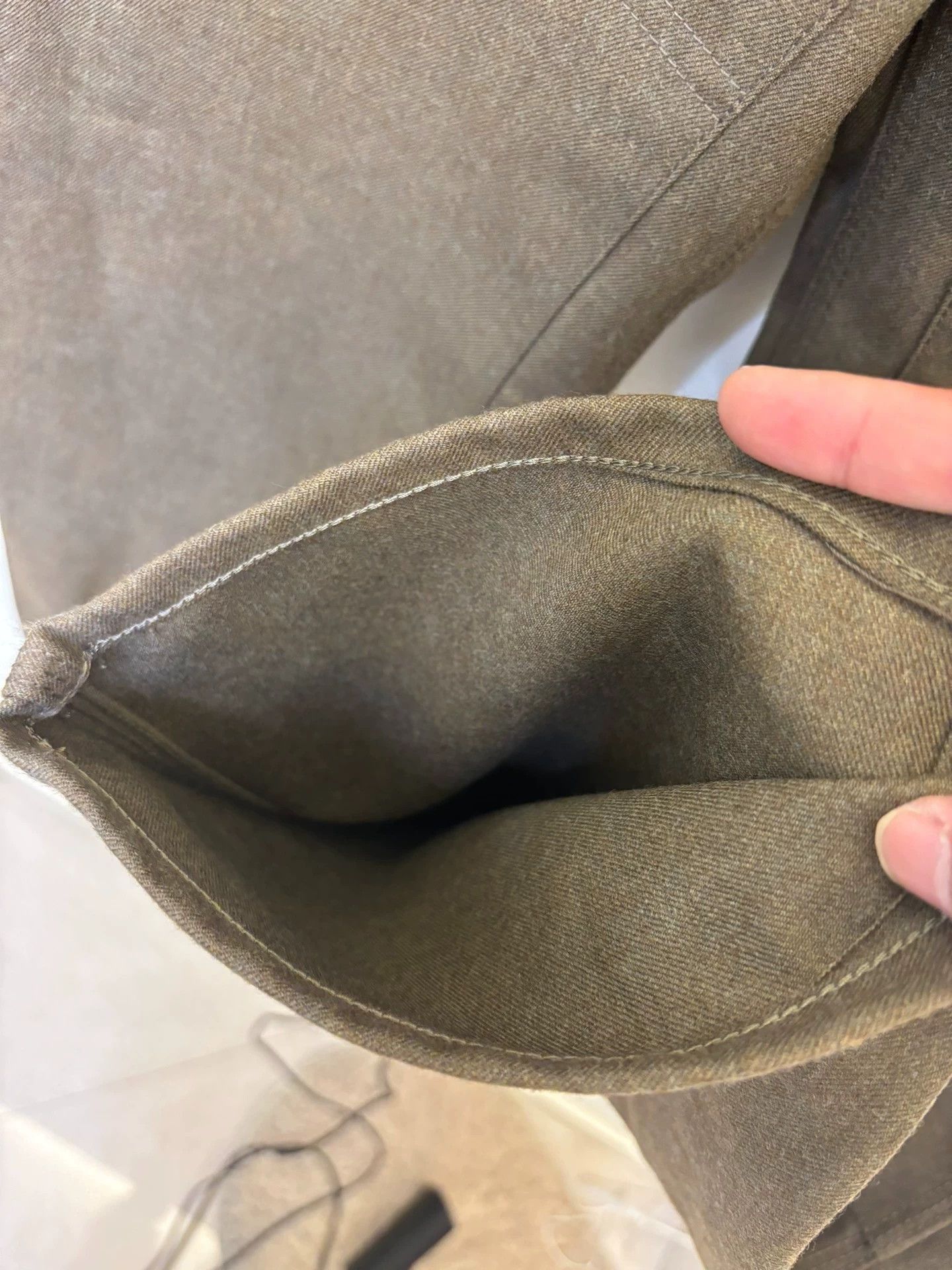 N.Hoolywood n.hoolywood x Lee Sturdy Worsted Wool Pants M 99% New Size US 32 / EU 48 - 8 Thumbnail