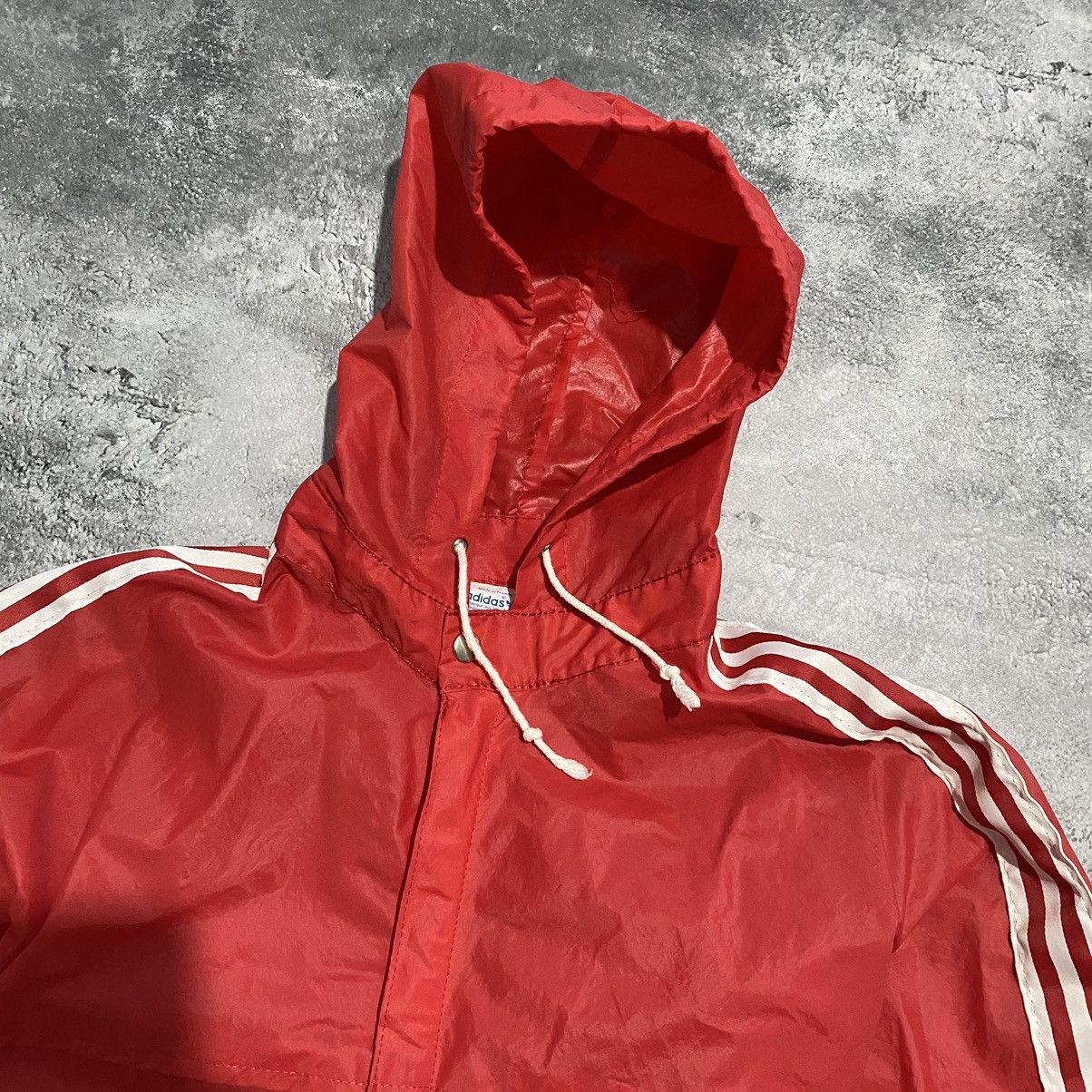 Vintage Rare Vintage 70’s Adidas Ventex Red Raincoat Fullzip Jacket Size US M / EU 48-50 / 2 - 5 Thumbnail
