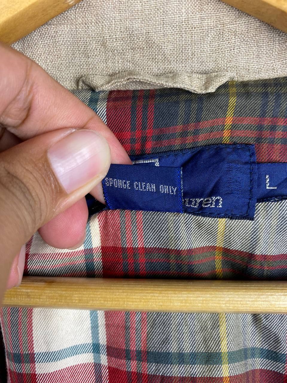 Polo Ralph Lauren vintage polo ralph lauren jacket flannel lining Size US L / EU 52-54 / 3 - 7 Thumbnail