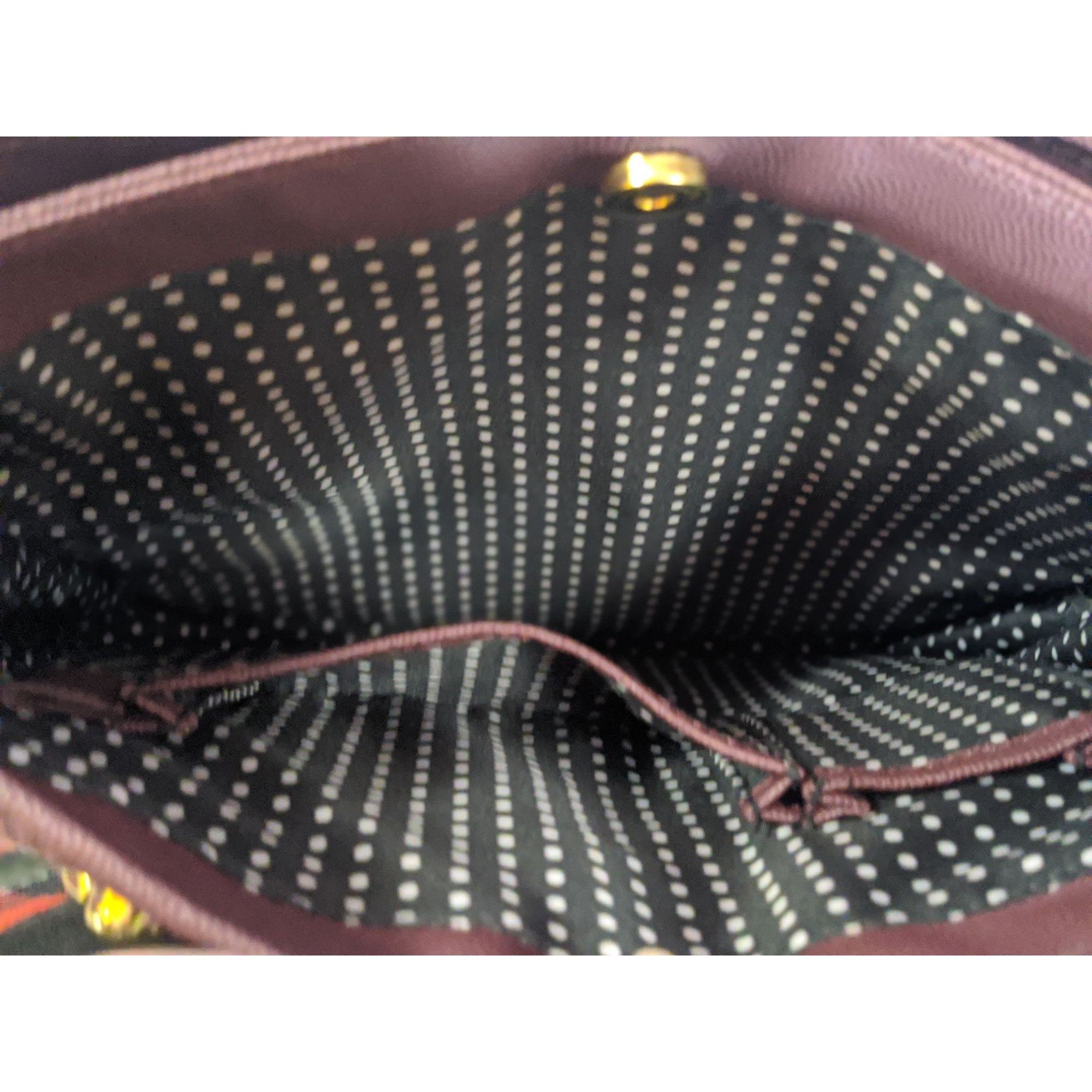 Other Lulu By Lulu Guinness Purple Tote Bag With Bow Detail Polka Size ONE SIZE - 3 Thumbnail