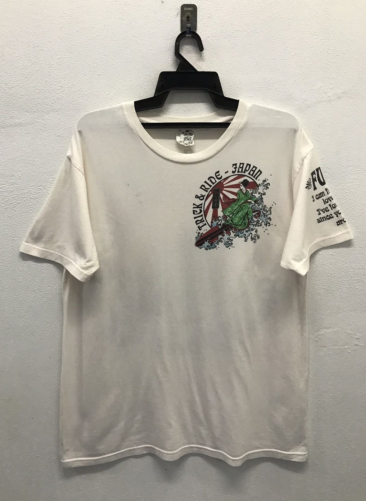 Japanese Brand × Vintage Vintage Trick&Ride -Japan Geisha Surfing Surfboard Shirt Size US XL / EU 56 / 4 - 2 Thumbnail