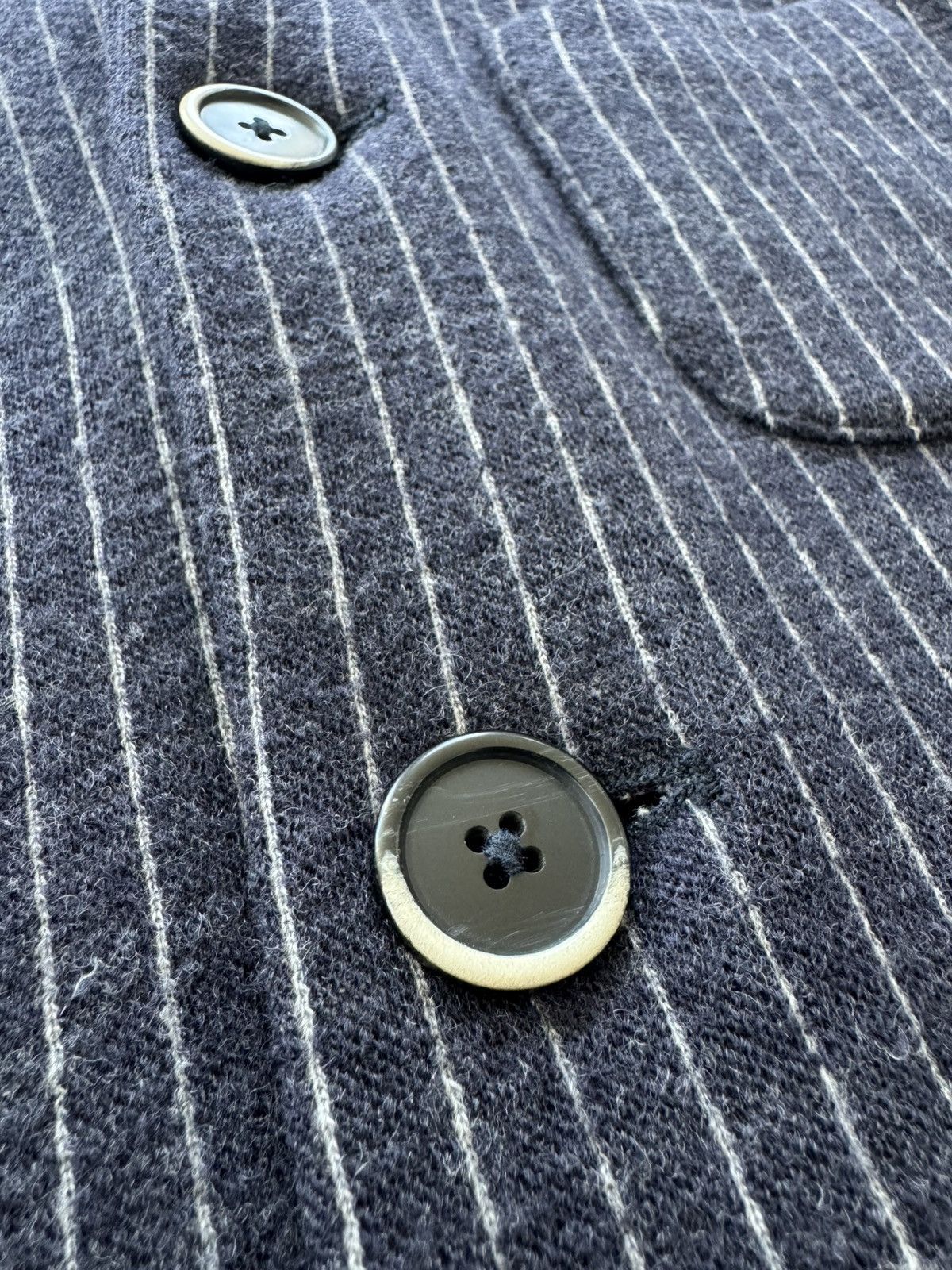Barena Blue pinstripe blazer Size 40R - 5 Thumbnail