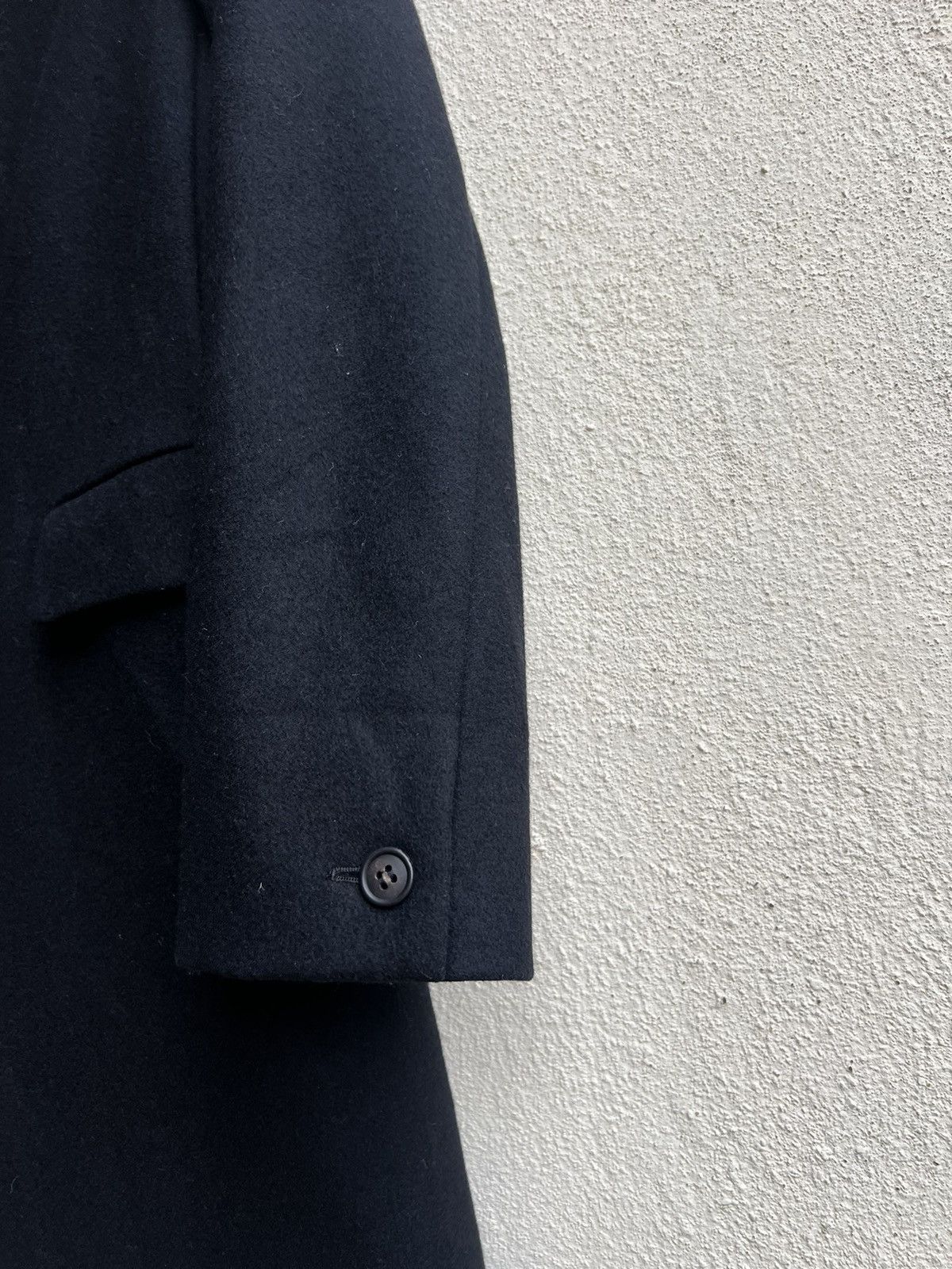 A.P.C. RARE! Archive 1998 A.P.C. France Black Wool Overcoat Jacket Size US S / EU 44-46 / 1 - 10 Thumbnail