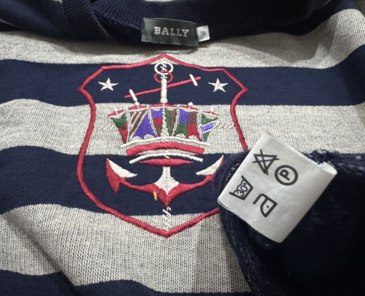 Bally × Vintage Vintage Bally Stripped Sweatshirt Made in Italy Size US M / EU 48-50 / 2 - 5 Thumbnail