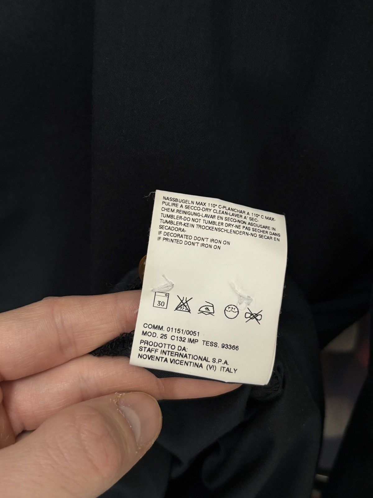 Vivienne Westwood Vivienne Westwood Dark Navy Button Up Luxury Vintage Shirt Size US XL / EU 56 / 4 - 8 Thumbnail
