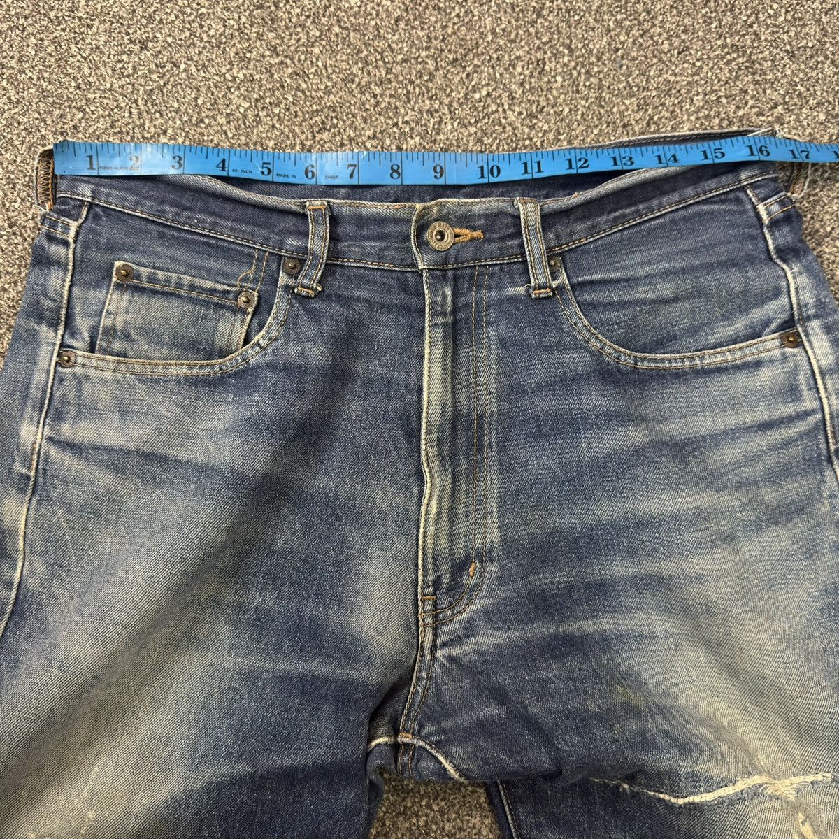 Warehouse 🔥🇯🇵 Vintage Japanese Denim Warehouse Distressed Jeans Size US 33 - 17 Thumbnail