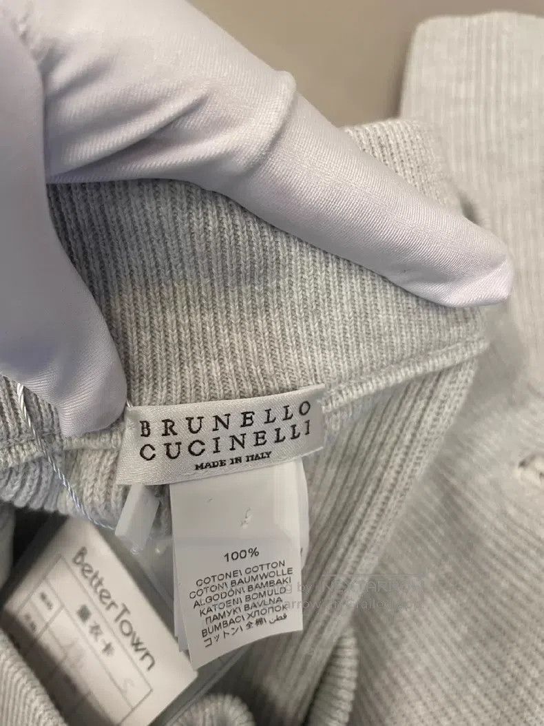 Brunello Cucinelli Brunello Cucinelli size M Gray Cotton Mid-Length Trousers Size 22" - 3 Thumbnail