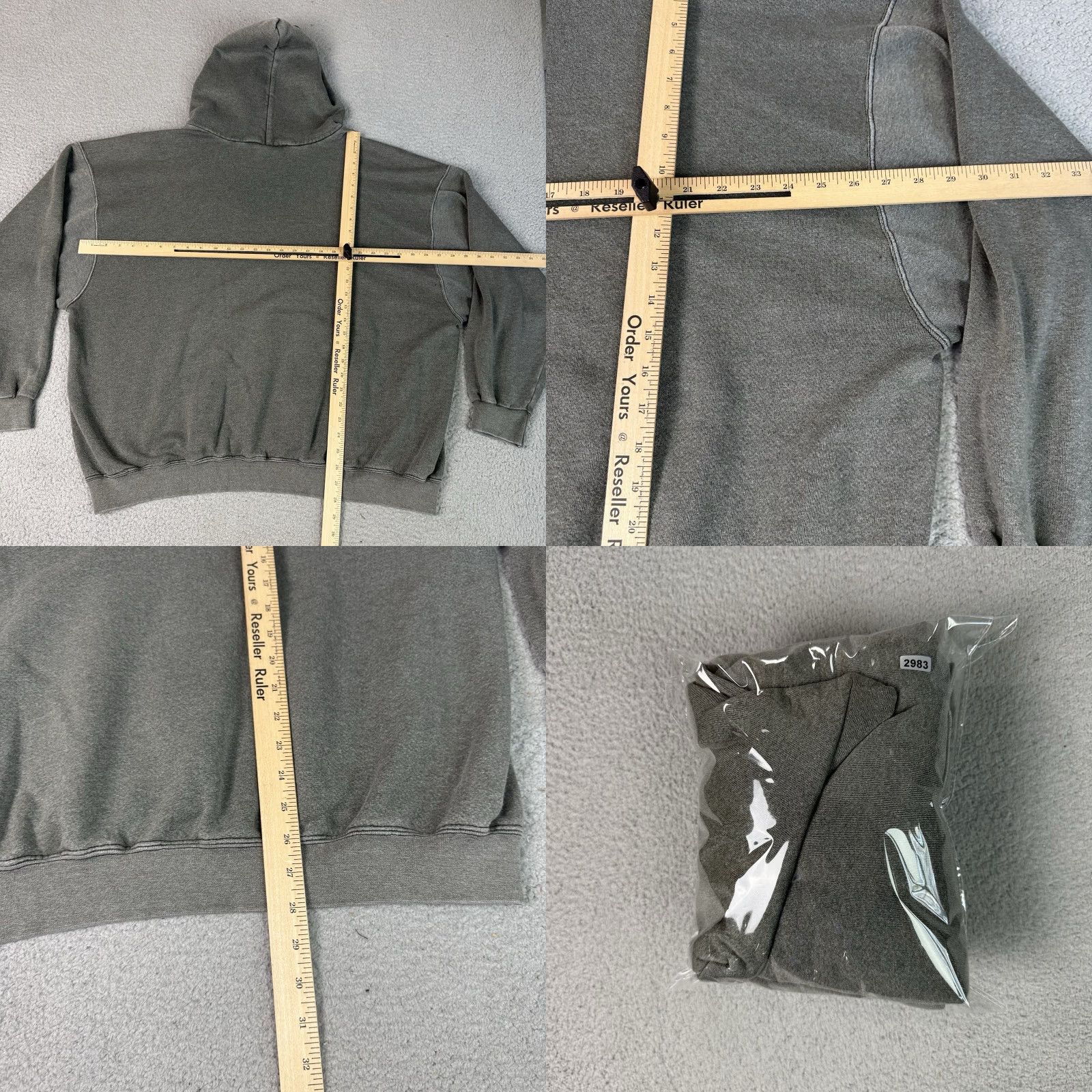 Nike VINTAGE Nike Sweatshirt Hoodie 2XL Gray Distressed 90s Essentials Sports USA Mens Size US XXL / EU 58 / 5 - 9 Thumbnail