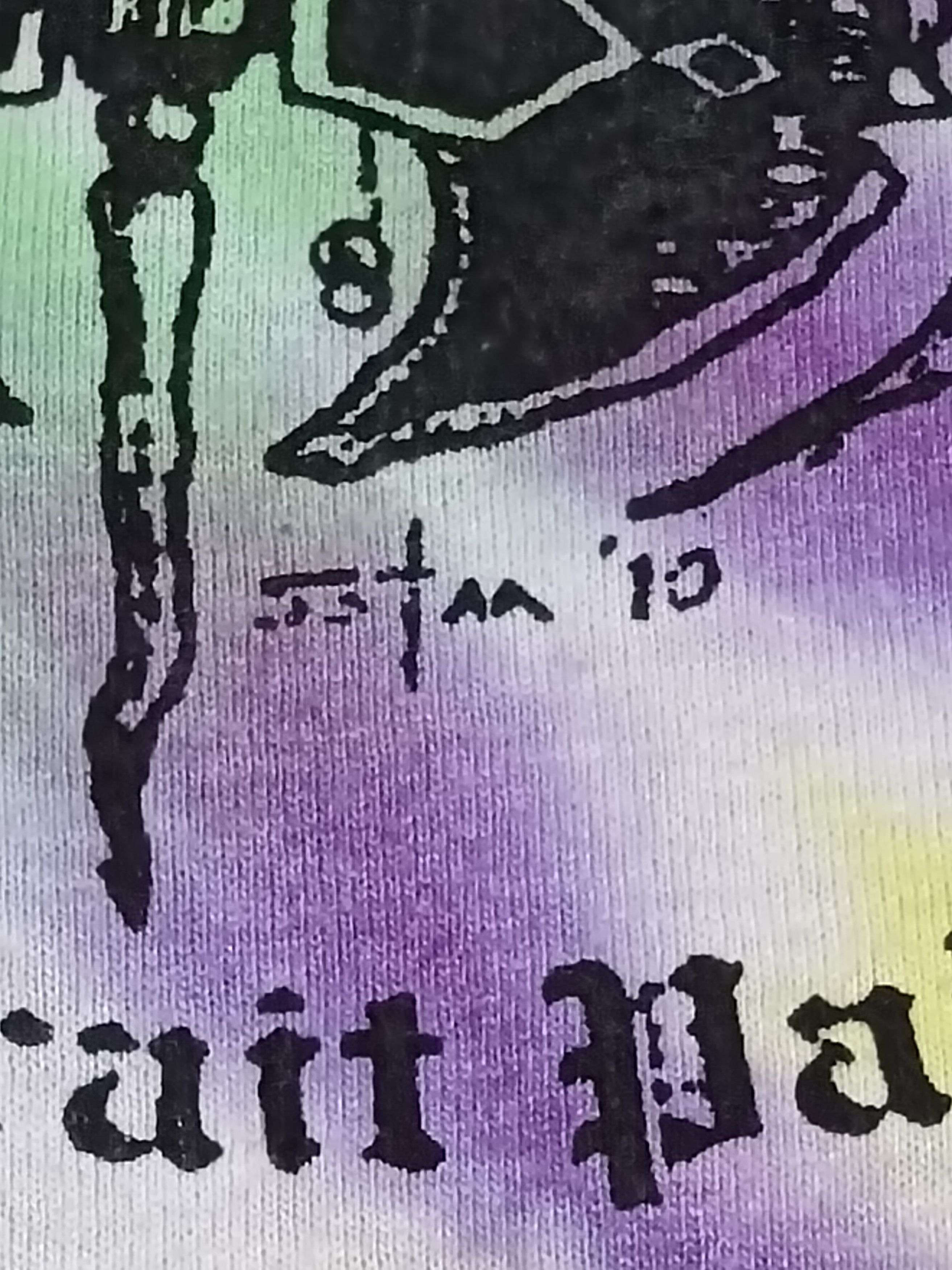 Band Tees × Vintage KRANG SATAN 2010 TIED DYED SHIRT Size US S / EU 44-46 / 1 - 5 Thumbnail