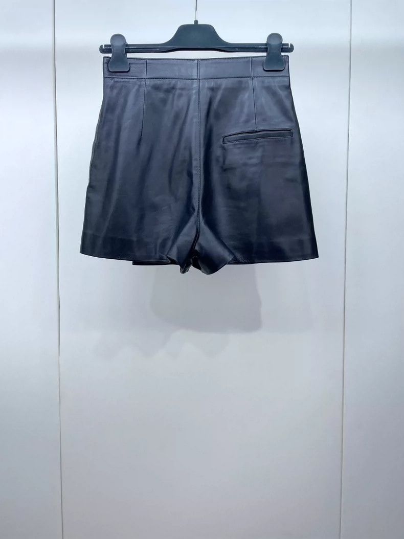 Dior Dior CD metal buckle lambskin skirt pants 2504-Nextarrow Size 42" / US 20 - 2 Thumbnail
