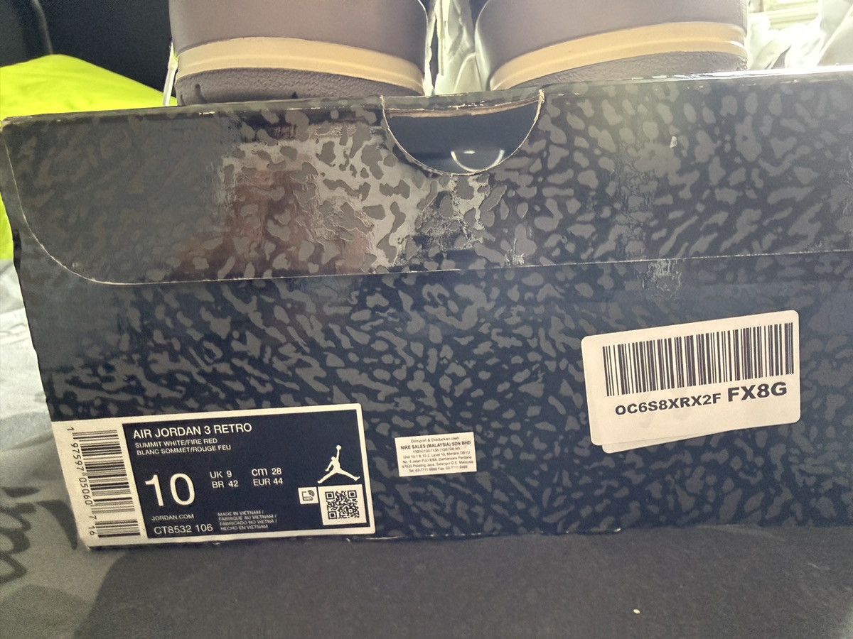 Jordan Brand Cement grey jordan 3 Size US 10 / EU 43 - 7 Thumbnail