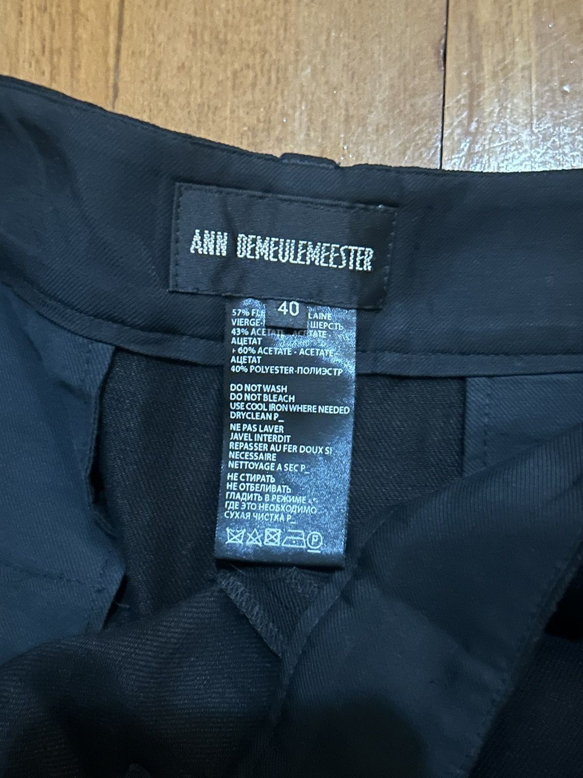 Ann Demeulemeester Ann Demeulemeester FW2017 Lace Striped Pants Size 27" / US 4 / IT 40 - 6 Thumbnail