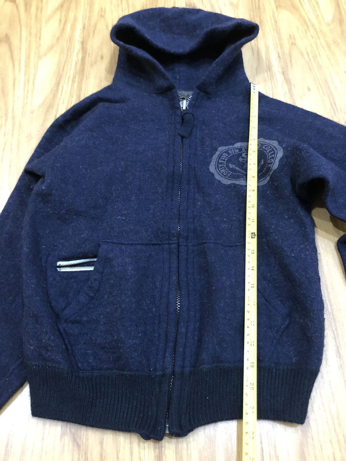 45rpm 45rpm 100% Wool Zipper Hoodie Size US S / EU 44-46 / 1 - 17 Thumbnail