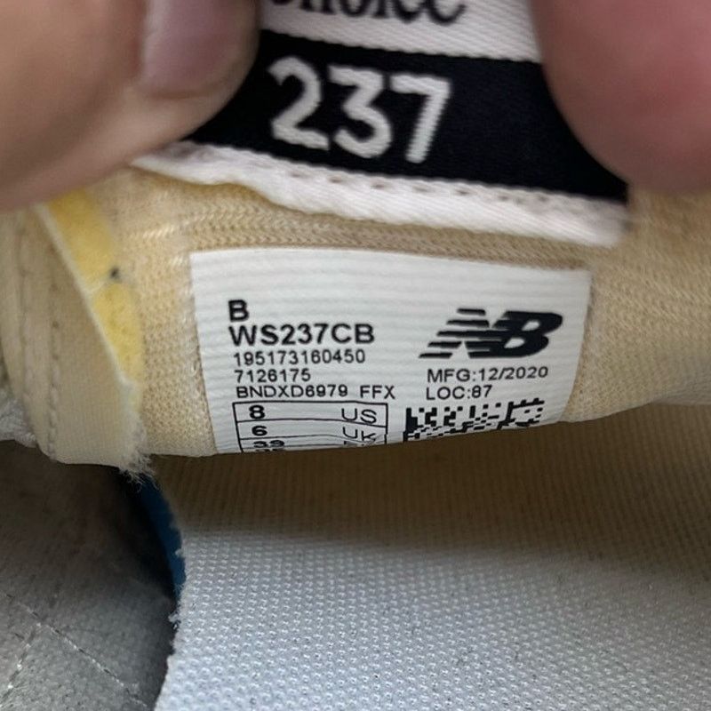 New Balance New Balance 237 Running Sneakers, Sea Salt Silver Women USED Size US 8 / IT 38 - 7 Thumbnail