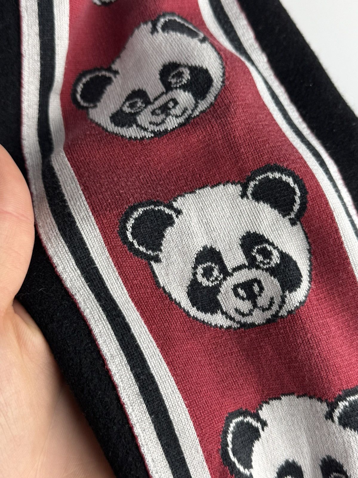 Dolce & Gabbana Dolce & Gabbana Panda Wool Khit Hoodie Black Size US S / EU 44-46 / 1 - 7 Thumbnail