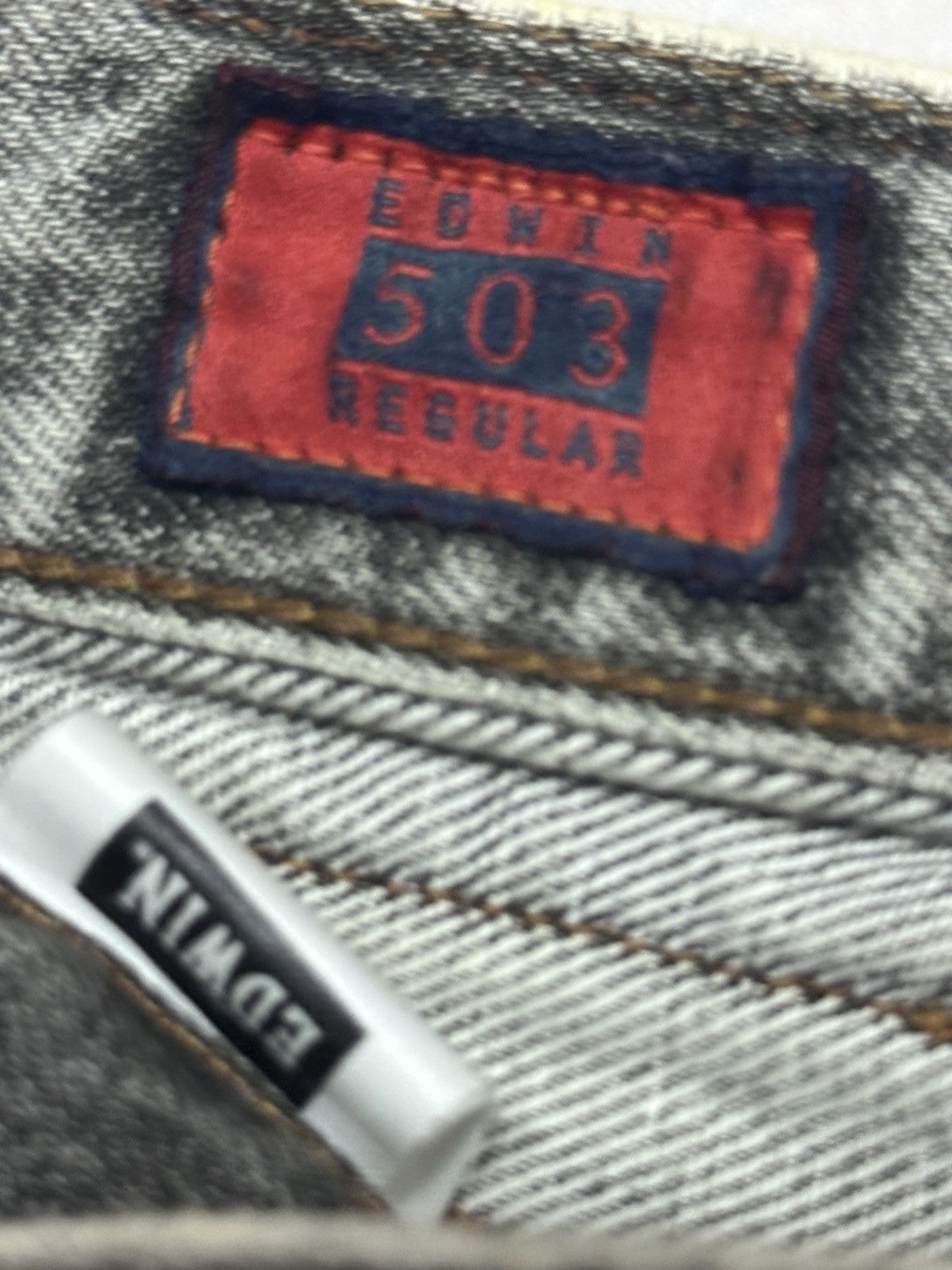 Edwin Edwin 503 Vintage Jeans With Baggy Loose Style Faded Wash Size US 30 / EU 46 - 10 Thumbnail