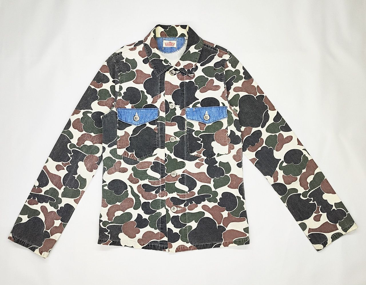 Blue Blue Japan × HOLLYWOOD RANCH MARKET HR MARKET frog camouflaged long sleeve shirt Size US S / EU 44-46 / 1 - 1 Thumbnail