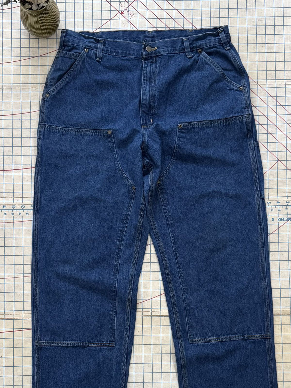 Carhartt Carhartt Double Knee Workwear Denim Work Pants Size 38x31 Size US 38 / EU 54 - 2 Thumbnail