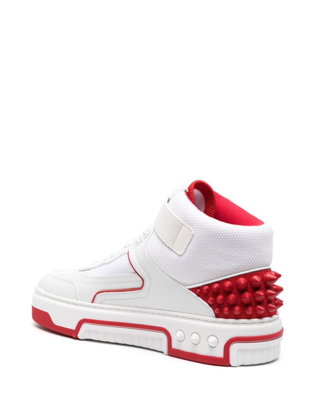 Christian Louboutin o1s1wg111124 Astroloubi Mid Flat in White/Loubi Size US 13 / EU 46 - 2 Thumbnail