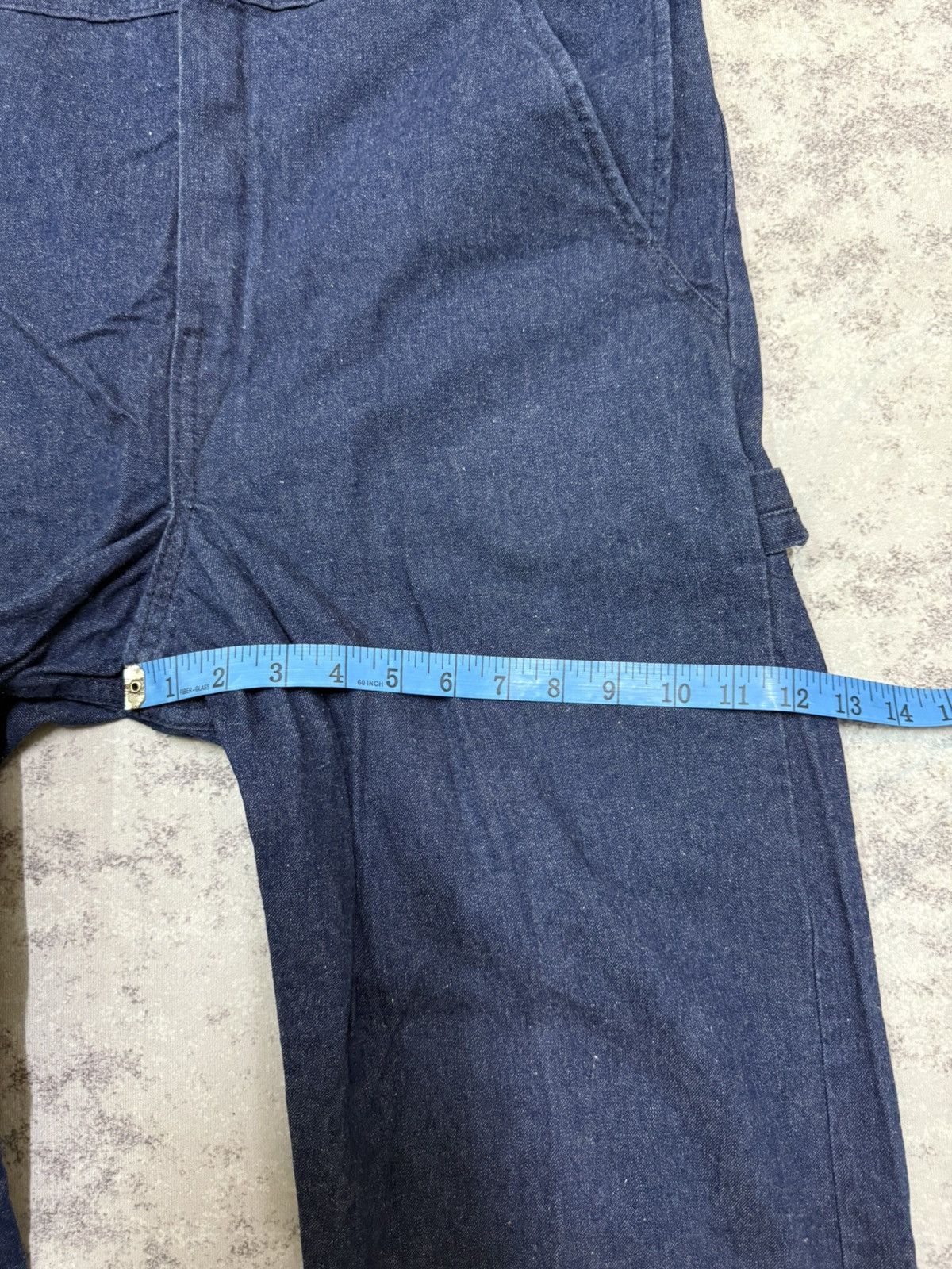 Vintage Unbranded Carpenter Denim Overall Size US 36 / EU 52 - 17 Thumbnail