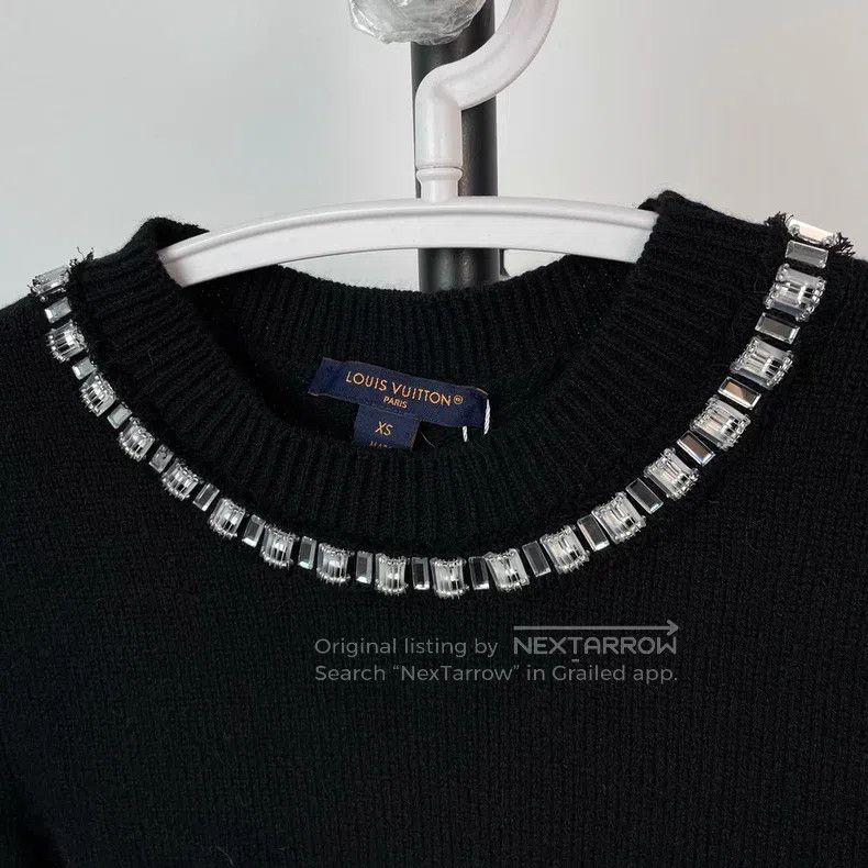 Louis Vuitton Louis Vuitton Black nail bead short sleeve Size XS / US 0-2 / IT 36-38 - 4 Thumbnail