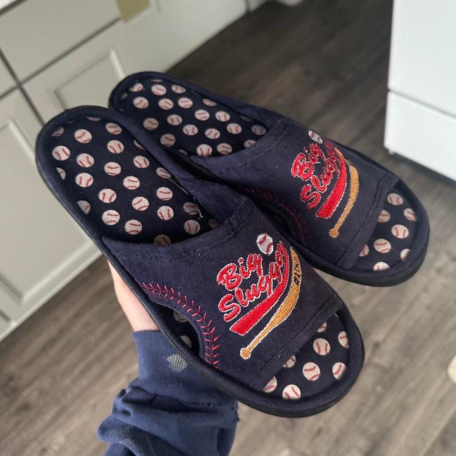 Vintage Vintage Baseball Dad Comfortable Slip On House Slippers Size US 7.5 / EU 40-41 - 1 Thumbnail