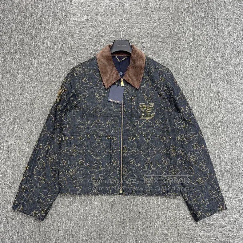Louis Vuitton Louis Vuitton Embroidered full-print presbyopic jacket Size US S / EU 44-46 / 1 - 1 Thumbnail