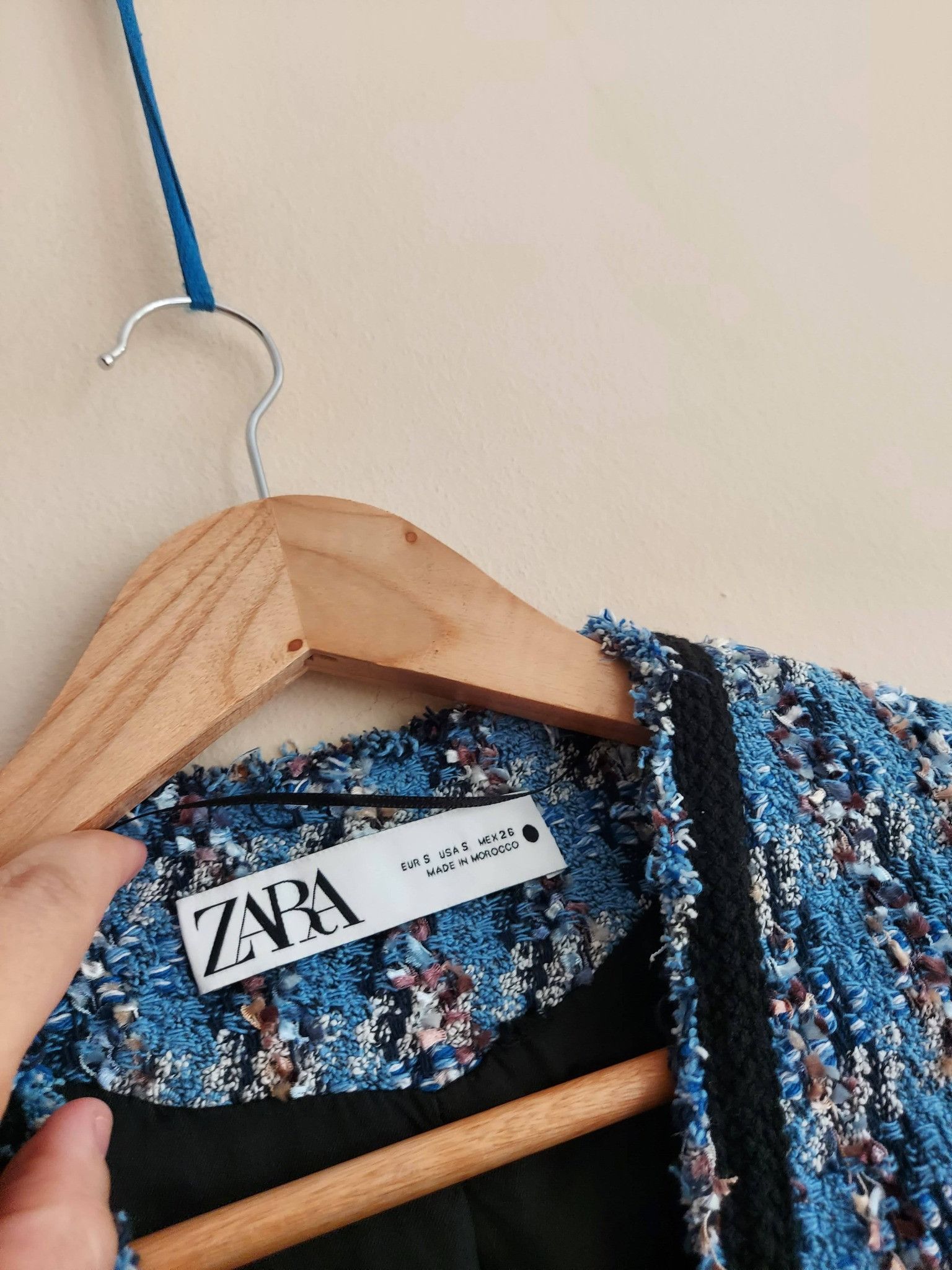 Zara ZARA Tweed blazer S Size S / US 4 / IT 40 - 7 Thumbnail