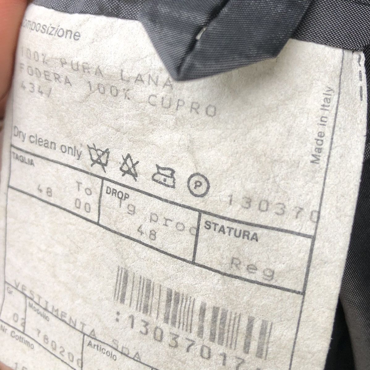 Giorgio Armani Giorgio Armani Linen Pura Lana Single-Breasted Blazer Size 48L - 21 Thumbnail