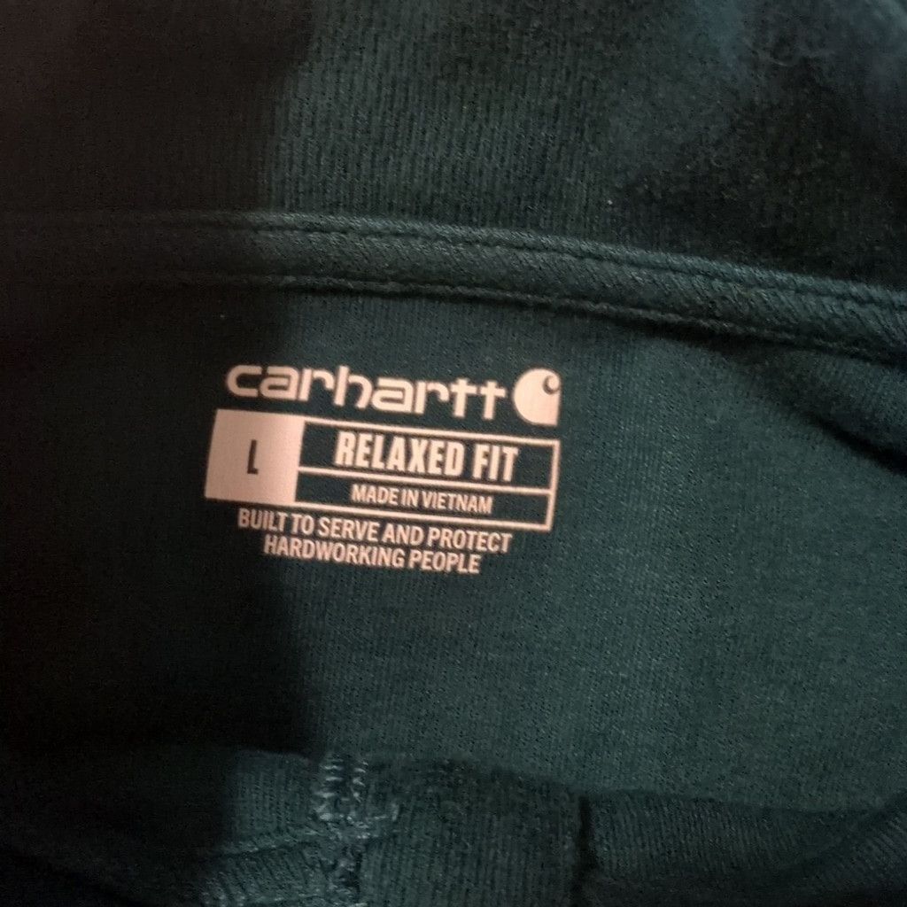 Carhartt Carhartt green loose fit 1/2 zip pullover size large Size US L / EU 52-54 / 3 - 3 Thumbnail