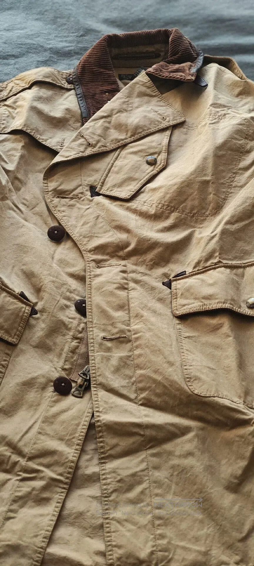 Polo Ralph Lauren Ralph Lauren Vintage Waxed Cotton Trench Coat. Size US M / EU 48-50 / 2 - 3 Thumbnail