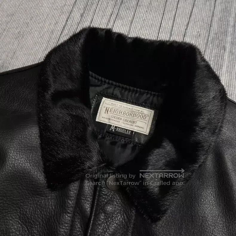 Neighborhood Neighborhood 13AW Vintage Real Leather Biker Jacket with H Size US M / EU 48-50 / 2 - 5 Thumbnail