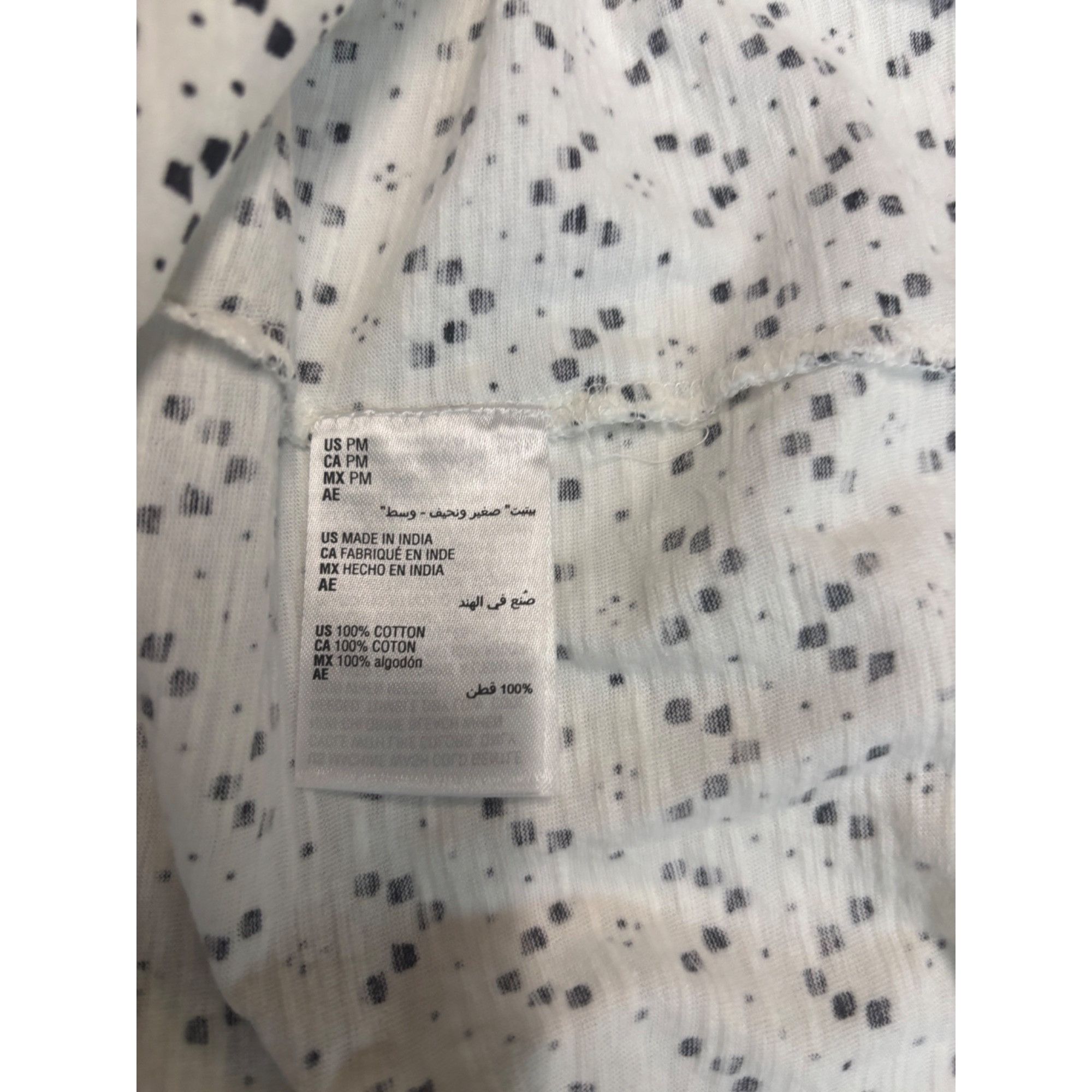Style & Co Style & Co Women’s Petites Reglan Sleeve Printed Split Neck Size M / US 6-8 / IT 42-44 - 7 Thumbnail
