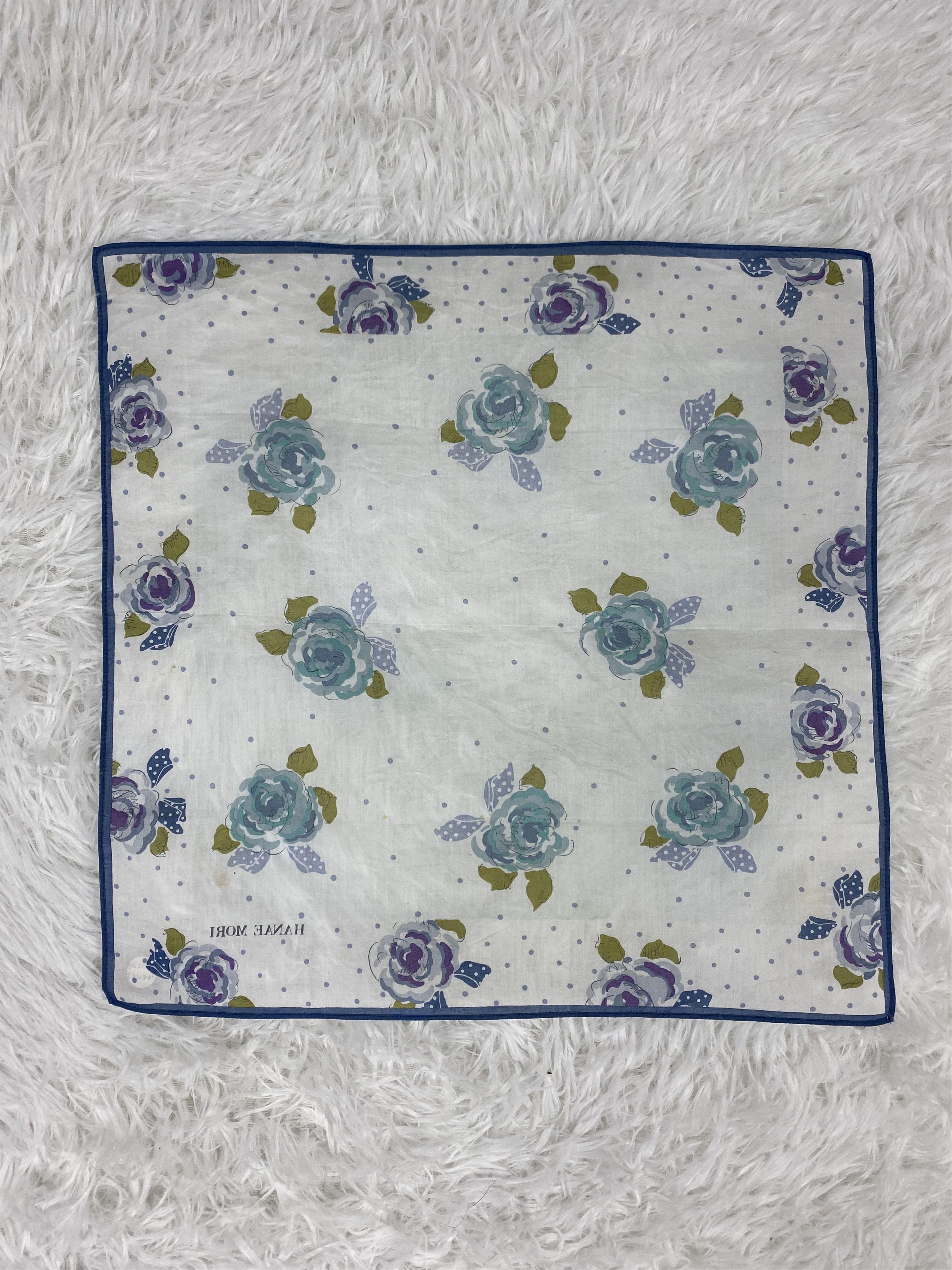 Hanae Mori × Vintage Vintage Hanae Mori Handkerchief Neckerchief PH0225 Size ONE SIZE - 4 Thumbnail