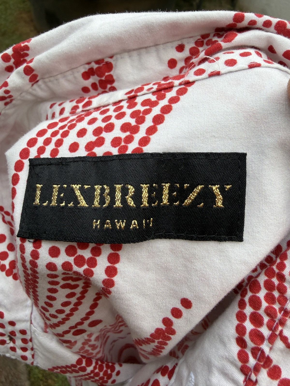 Other PreOwned Lex Breezy Hawaiian Shirt White/Red Men's L Size US L / EU 52-54 / 3 - 4 Thumbnail