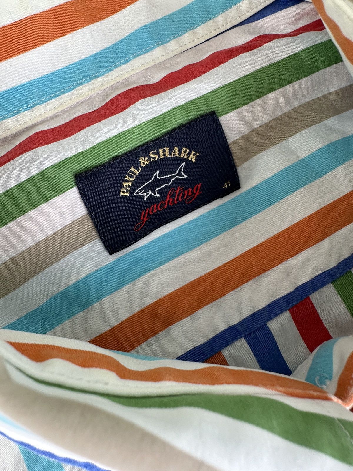 Paul & Shark Paul & Shark Stripped Shirt Short Sleeve Size US L / EU 52-54 / 3 - 2 Thumbnail