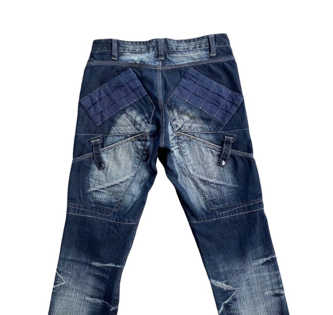 PPFM PPFM BOOZE&PILLS & POWDERS HERRINGBONE WASH G.BRITAIN FLAG Size US 30 / EU 46 - 2 Thumbnail