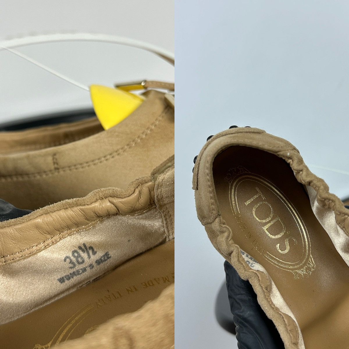 Tod's Tod’s Beige Suede Ballet Flats Size US 8.5 / IT 38.5 - 24 Thumbnail
