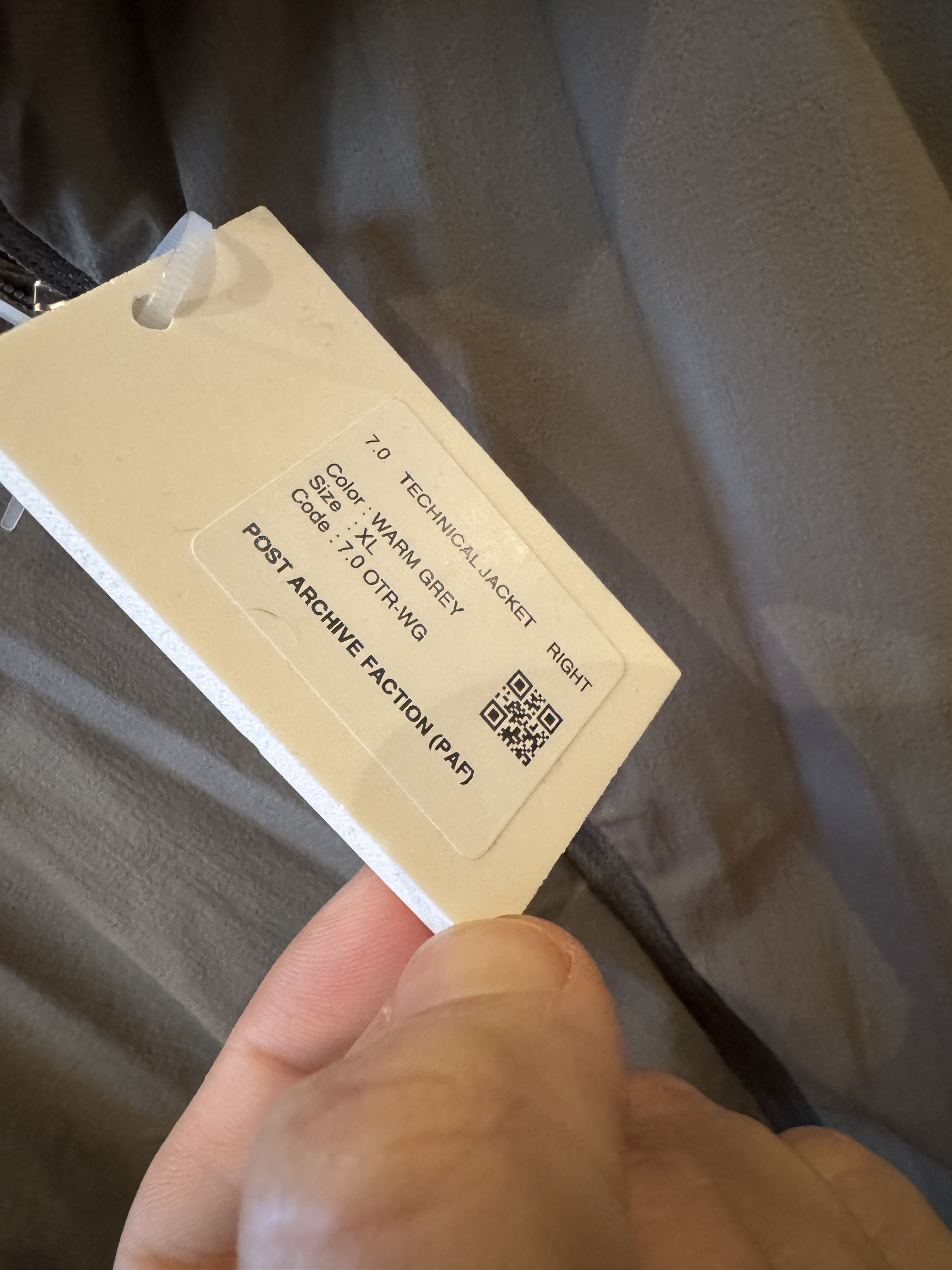 POST ARCHIVE FACTION (PAF) BRAND NEW Post Archive Faction PAF 7.0 Tech Jacket Right Size US XL / EU 56 / 4 - 6 Thumbnail