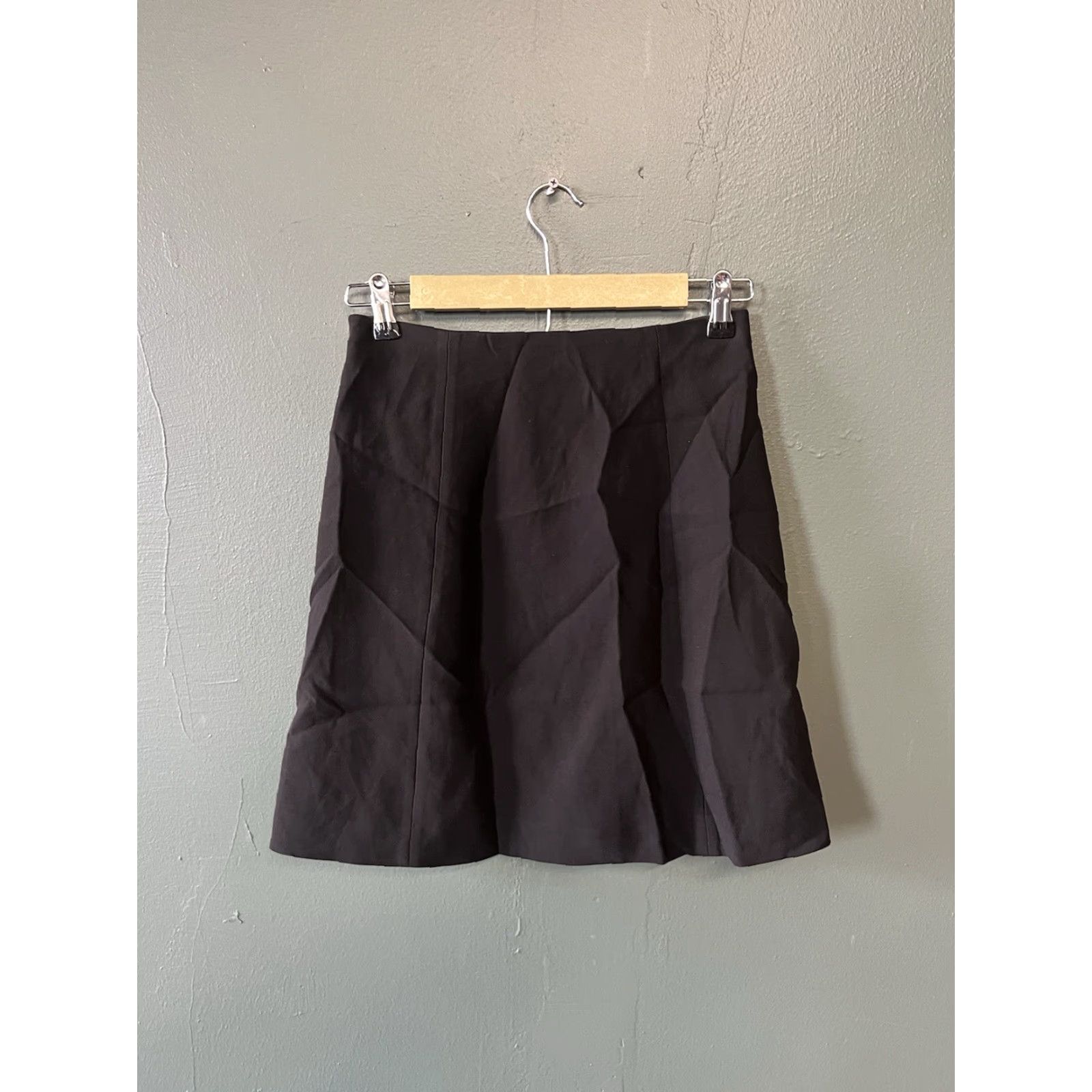 Vintage Babaton Skirt Women Black Size 4 Knee Length Flare XS? Size 27" / US 4 / IT 40 - 2 Thumbnail