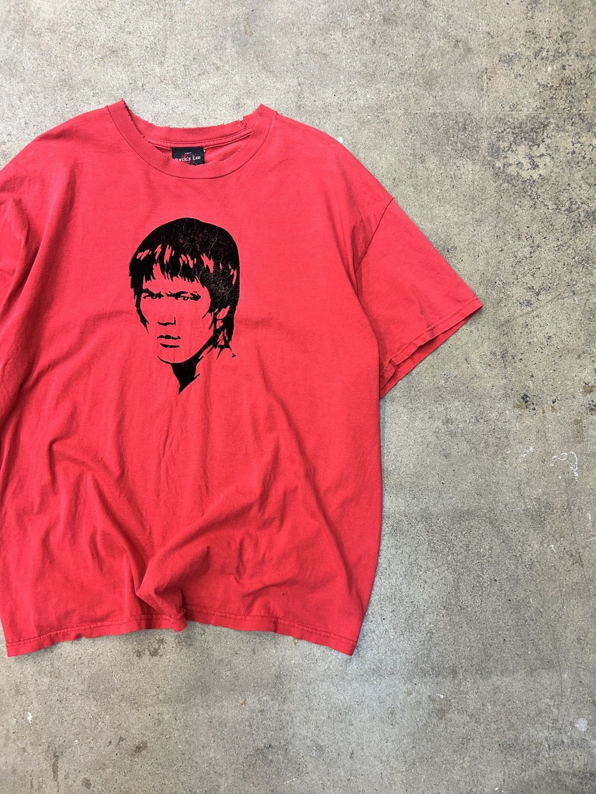 Vintage Vintage Bruce Lee Portrait Tee XL Size US XL / EU 56 / 4 - 1 Thumbnail