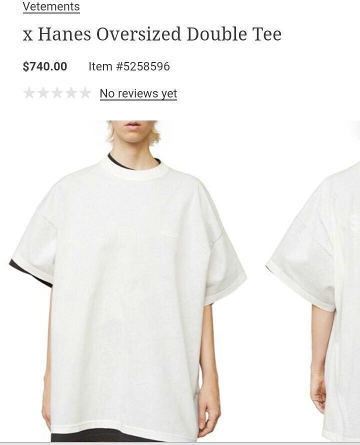 Vetements SS17 “Securite” Dirty Oversized T-Shirt Size US S / EU 44-46 / 1 - 11 Thumbnail