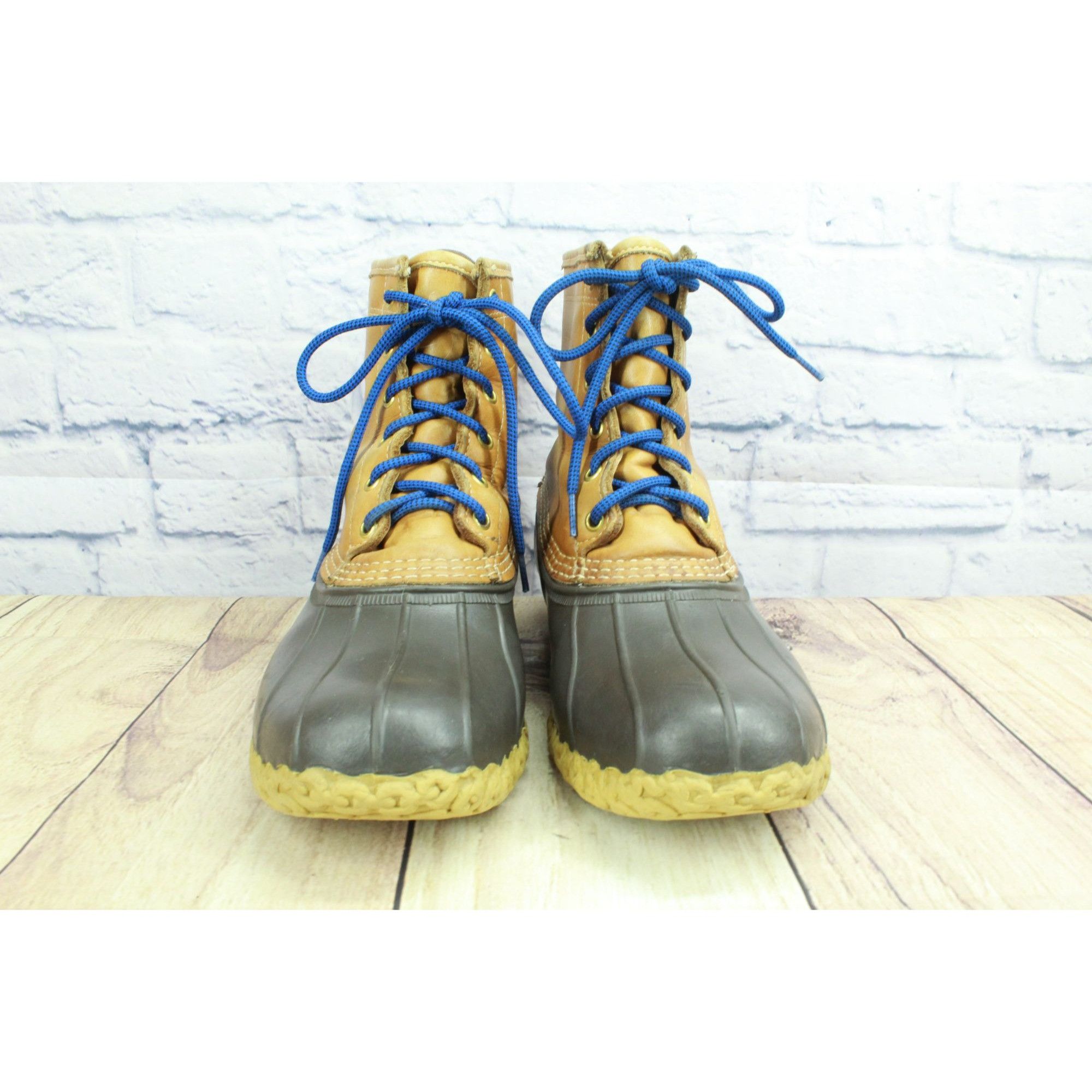 L.L. Bean × Leather LL Bean Leather 8" Insulated Gore-Tex Ankle Duck Boots Size US 10 / IT 40 - 11 Thumbnail